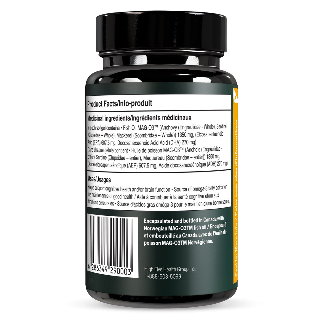 Younited Wellness Daily Omega-3 Premium MAG-O3 monoglyceride form fish oil